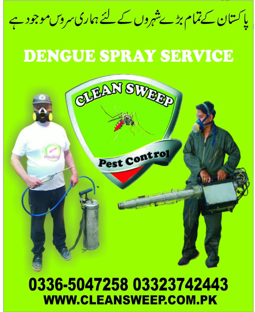 Dengue mosquito spray service in Islamabad and Rawalpindi with spray pump and fogging machine