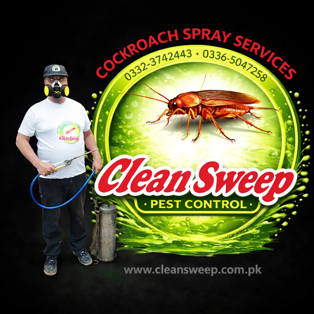 Clean Sweep technician providing professional termite control and dengue mosquito spray services in Askari Rawalpindi.