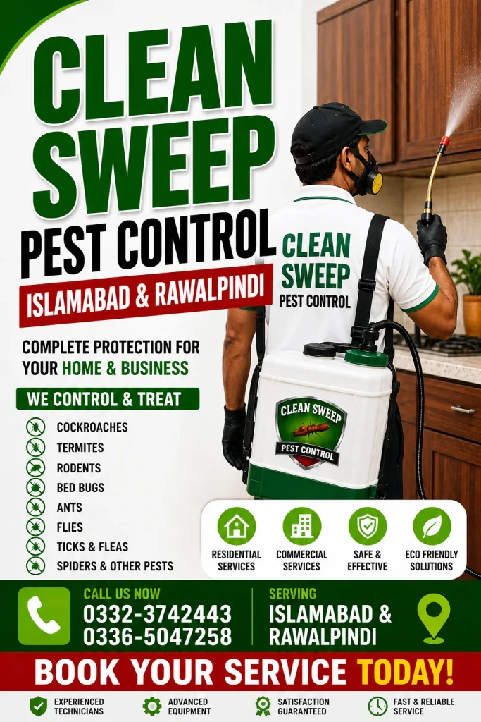 Reliable pest control service in Bahria Town Phase 6 Rawalpindi