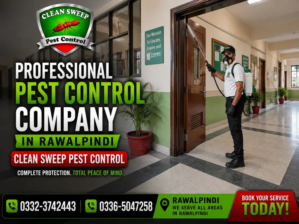 Professional pest control company serving Rawalpindi.