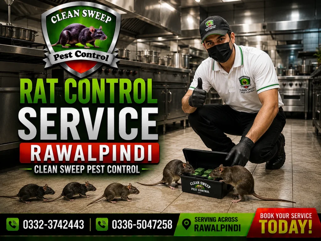 Professional Rat Control Service Rawalpindi for homes offices warehouses and commercial properties