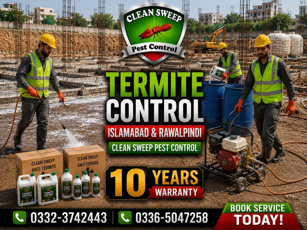 Termite Proofing Service Near Me Islamabad Rawalpindi providing professional anti termite protection