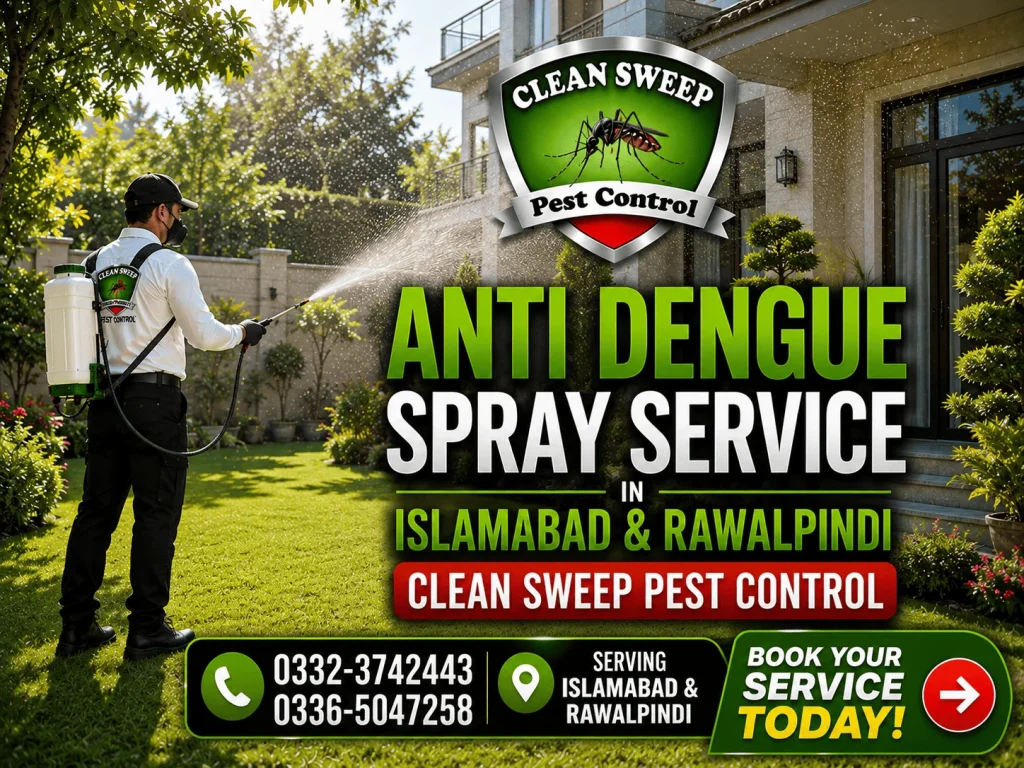 Dengue Control Services in Islamabad and Rawalpindi